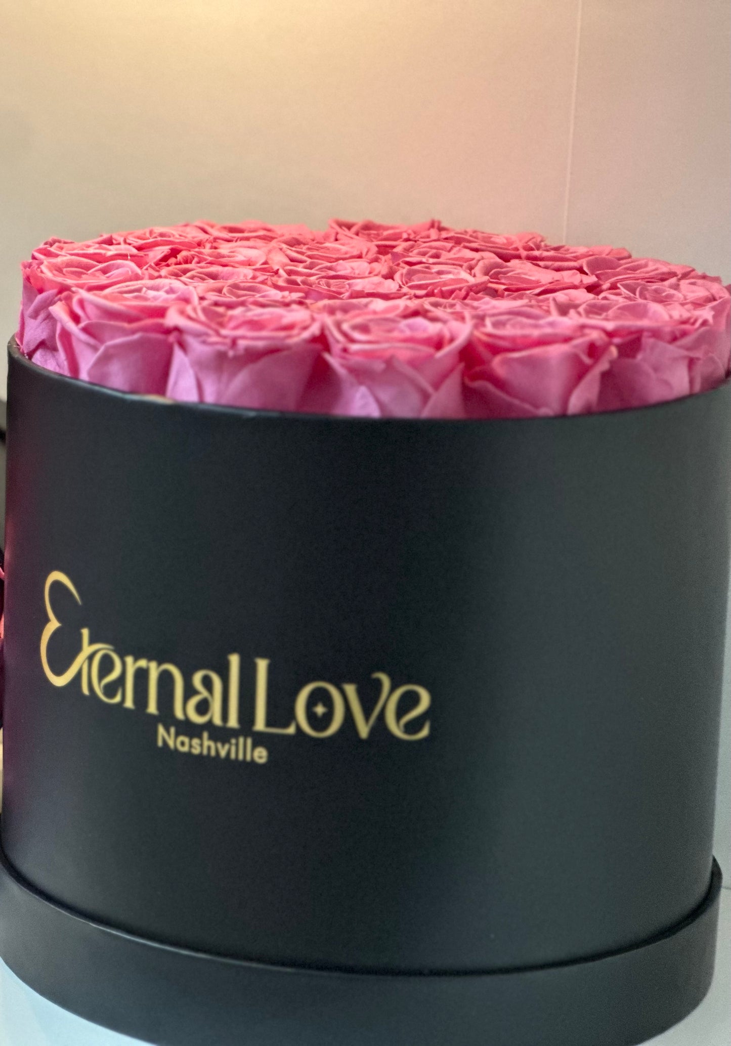 Roses In A Round Box