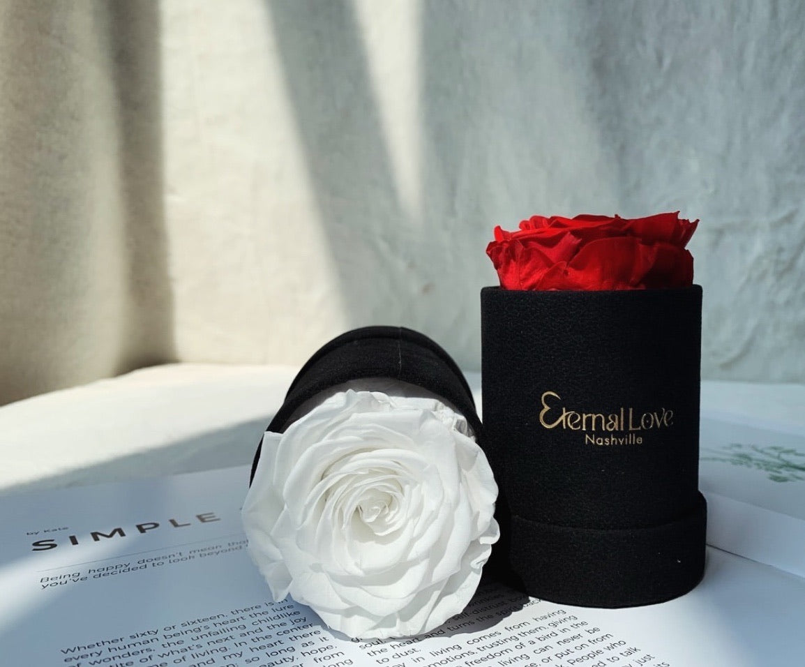 Roses In A Round Box