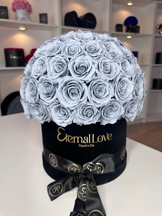 Preserved Roses In A Mushroom Shape