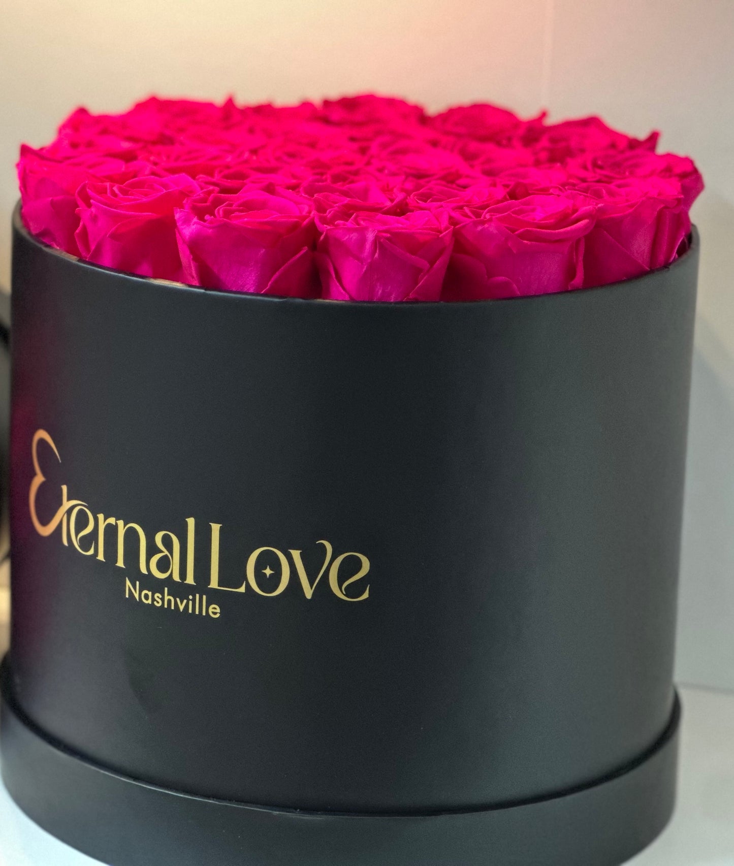 Roses In A Round Box