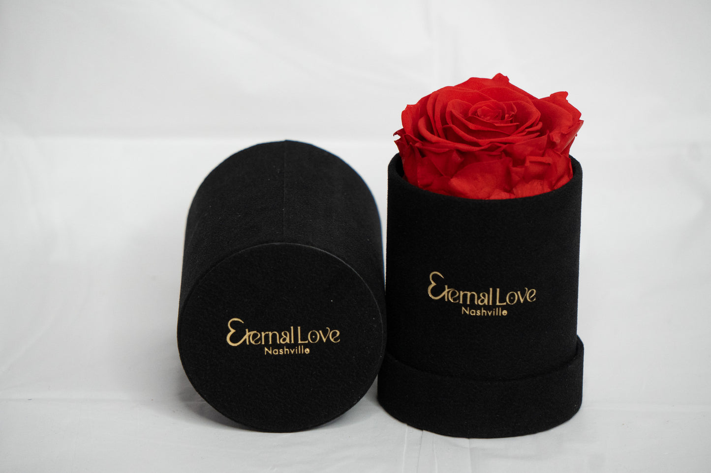 Roses In A Round Box