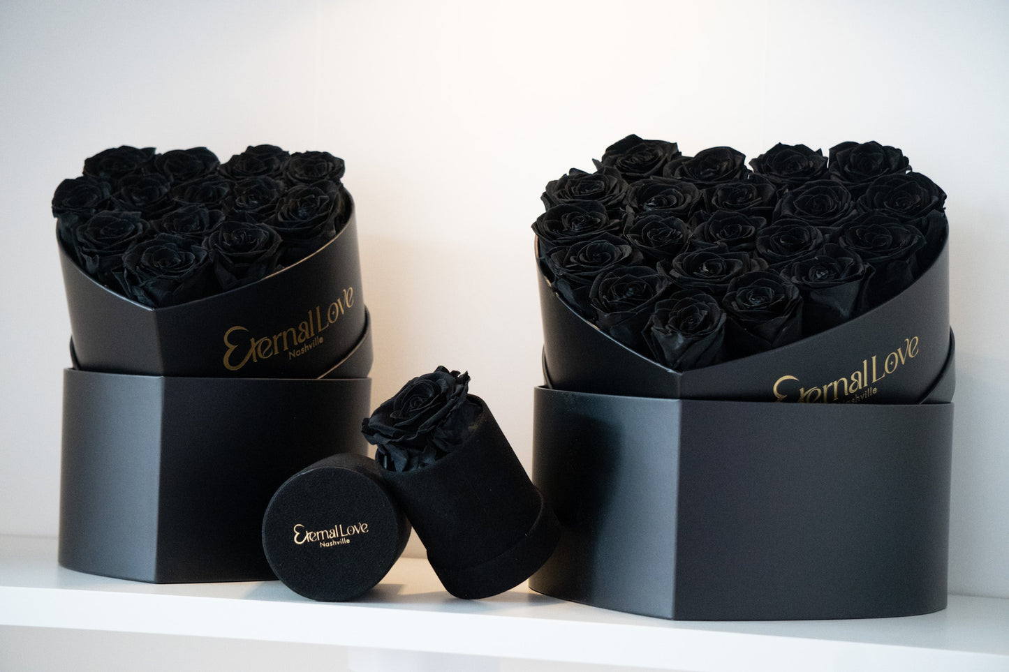 Roses In A Round Box