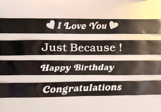 Vinyl Wording Ribbons
